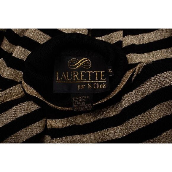 Laurette Par le chois Womens Knit Midi Skirt Cardigan Sweater 3pc M Black NWT - Picture 13 of 16